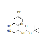 5-Bromo-2-[2-(Boc-amino)-1-hydroxy-2-propyl]pyridin-3-ol