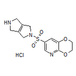 7-[[5,6-Dihydropyrrolo[3,4-c]pyrrol-2(1H,3H,4H)-yl]sulfonyl]-2,3-dihydro-[1,4]dioxino[2,3-b]pyridine Hydrochloride