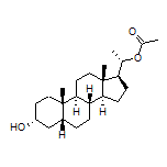 (S)-1-[(3R,5R,8R,9S,10S,13S,14S,17S)-3-Hydroxy-10,13-dimethylhexadecahydro-1H-cyclopenta[a]phenanthren-17-yl]ethyl Acetate