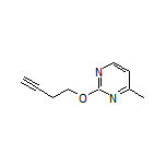 2-(But-3-yn-1-yloxy)-4-methylpyrimidine