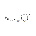 2-(But-3-yn-1-yloxy)-5-methylpyrimidine