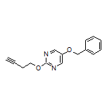 5-(Benzyloxy)-2-(but-3-yn-1-yloxy)pyrimidine