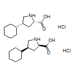 cis-4-Cyclohexylpyrrolidine-2-carboxylic Acid Hydrochloride