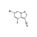 6-Bromo-4-fluoropyrazolo[1,5-a]pyridine-3-carbonitrile