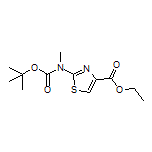 Ethyl 2-[Boc-(methyl)amino]thiazole-4-carboxylate