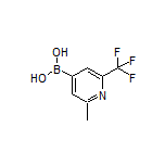 2-Methyl-6-(trifluoromethyl)pyridine-4-boronic Acid