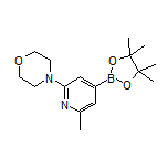 2-Methyl-6-morpholinopyridine-4-boronic Acid Pinacol Ester