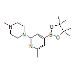 2-Methyl-6-(4-methyl-1-piperazinyl)pyridine-4-boronic Acid Pinacol Ester