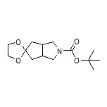 2-Boc-hexahydro-1H-spiro[cyclopenta[c]pyrrole-5,2’-[1,3]dioxolane]