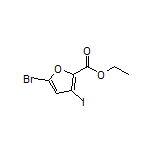 Ethyl 5-Bromo-3-iodofuran-2-carboxylate