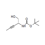 (R)-2-(Boc-amino)-3-pentyn-1-ol