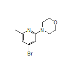 4-(4-Bromo-6-methylpyridin-2-yl)morpholine