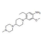 5-Ethyl-2-methoxy-4-(4-(4-methylpiperazin-1-yl)piperidin-1-yl)aniline