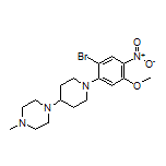 1-[1-(2-Bromo-5-methoxy-4-nitrophenyl)piperidin-4-yl]-4-methylpiperazine