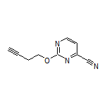 2-(But-3-yn-1-yloxy)pyrimidine-4-carbonitrile