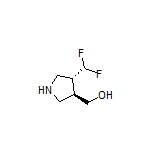 [(3R,4R)-4-(Difluoromethyl)pyrrolidin-3-yl]methanol