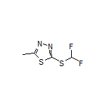 2-[(Difluoromethyl)thio]-5-methyl-1,3,4-thiadiazole