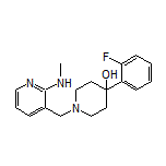 4-(2-Fluorophenyl)-1-[[2-(methylamino)-3-pyridyl]methyl]piperidin-4-ol