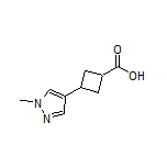 3-(1-Methyl-4-pyrazolyl)cyclobutanecarboxylic Acid