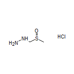 [(Methylsulfinyl)methyl]hydrazine Hydrochloride