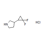 3-(2,2-Difluorocyclopropyl)pyrrolidine Hydrochloride