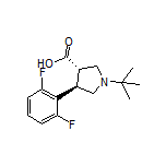 (3S,4R)-1-(tert-Butyl)-4-(2,6-difluorophenyl)pyrrolidine-3-carboxylic Acid