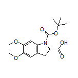 1-Boc-5,6-dimethoxyindoline-2-carboxylic Acid