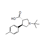 (3S,4R)-1-(tert-Butyl)-4-(p-tolyl)pyrrolidine-3-carboxylic Acid