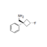 [(1R,3R)-rel-3-Fluoro-1-phenylcyclobutyl]methanamine