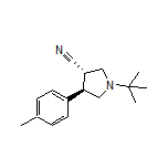 (3S,4R)-1-(tert-Butyl)-4-(p-tolyl)pyrrolidine-3-carbonitrile