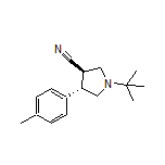 (3R,4S)-1-(tert-Butyl)-4-(p-tolyl)pyrrolidine-3-carbonitrile