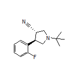 (3S,4R)-1-(tert-Butyl)-4-(2-fluorophenyl)pyrrolidine-3-carbonitrile