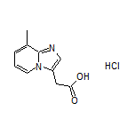 2-(8-Methylimidazo[1,2-a]pyridin-3-yl)acetic Acid Hydrochloride