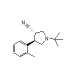 (3S,4R)-1-(tert-Butyl)-4-(o-tolyl)pyrrolidine-3-carbonitrile