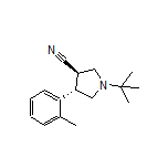 (3R,4S)-1-(tert-Butyl)-4-(o-tolyl)pyrrolidine-3-carbonitrile