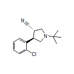 (3S,4R)-1-(tert-Butyl)-4-(2-chlorophenyl)pyrrolidine-3-carbonitrile