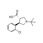 (3S,4R)-1-(tert-Butyl)-4-(2-chlorophenyl)pyrrolidine-3-carboxylic Acid