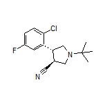 (3S,4R)-1-(tert-Butyl)-4-(2-chloro-5-fluorophenyl)pyrrolidine-3-carbonitrile