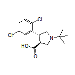 (3S,4R)-1-(tert-Butyl)-4-(2,5-dichlorophenyl)pyrrolidine-3-carboxylic Acid