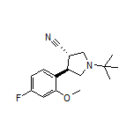 (3S,4R)-1-(tert-Butyl)-4-(4-fluoro-2-methoxyphenyl)pyrrolidine-3-carbonitrile