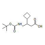 4-(Boc-amino)-3-cyclobutylbutanoic Acid