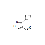 3-Cyclobutylisoxazole-4-carbaldehyde