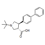 (3S,4R)-4-(4-Biphenylyl)-1-(tert-butyl)pyrrolidine-3-carboxylic Acid