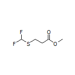 Methyl 3-[(Difluoromethyl)thio]propanoate