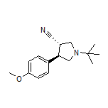 (3S,4R)-1-(tert-Butyl)-4-(4-methoxyphenyl)pyrrolidine-3-carbonitrile