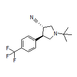 (3S,4R)-1-(tert-Butyl)-4-[4-(trifluoromethyl)phenyl]pyrrolidine-3-carbonitrile