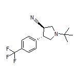 (3R,4S)-1-(tert-Butyl)-4-[4-(trifluoromethyl)phenyl]pyrrolidine-3-carbonitrile