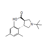 (3R,4S)-1-(tert-Butyl)-4-mesitylpyrrolidine-3-carboxylic Acid