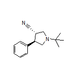 (3S,4R)-1-(tert-Butyl)-4-phenylpyrrolidine-3-carbonitrile