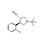 (3S,4R)-1-(tert-Butyl)-4-(2-iodophenyl)pyrrolidine-3-carbonitrile